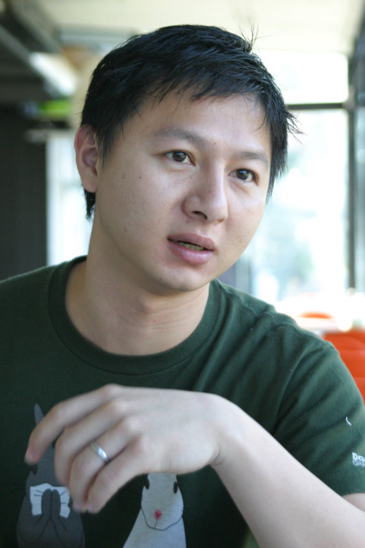 台中20號倉庫藝術特區藝術村2006-2009年橘園經營時期咖啡館藝廊聊天表情系列攝影邀請聊天表情20061209攝影照片62