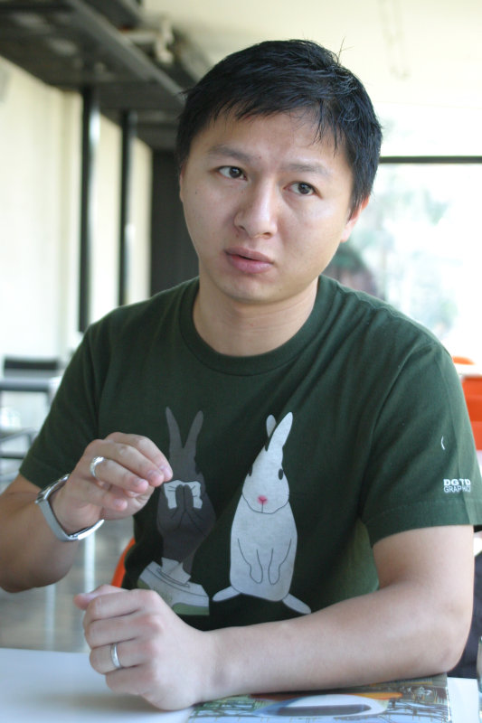 台中20號倉庫藝術特區藝術村2006-2009年橘園經營時期咖啡館藝廊聊天表情系列攝影邀請聊天表情20061209攝影照片90