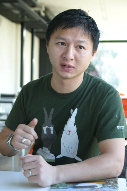 台中20號倉庫藝術特區藝術村2006-2009年橘園經營時期咖啡館藝廊聊天表情系列攝影邀請聊天表情20061209攝影照片91