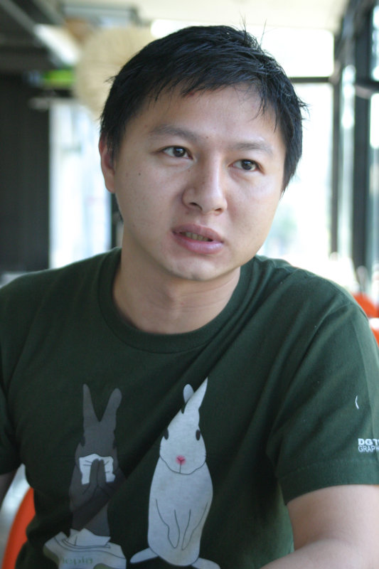 台中20號倉庫藝術特區藝術村2006-2009年橘園經營時期咖啡館藝廊聊天表情系列攝影邀請聊天表情20061209攝影照片92