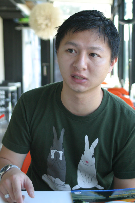 台中20號倉庫藝術特區藝術村2006-2009年橘園經營時期咖啡館藝廊聊天表情系列攝影邀請聊天表情20061209攝影照片96