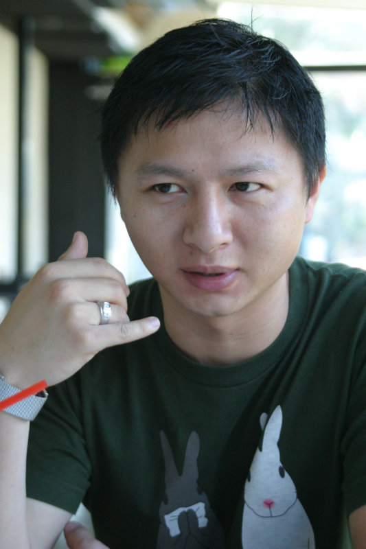 台中20號倉庫藝術特區藝術村2006-2009年橘園經營時期咖啡館藝廊聊天表情系列攝影邀請聊天表情20061209攝影照片98