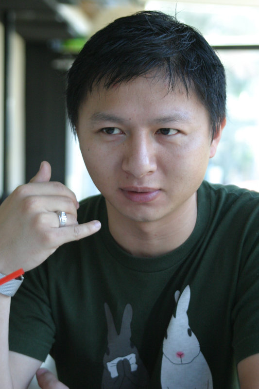 台中20號倉庫藝術特區藝術村2006-2009年橘園經營時期咖啡館藝廊聊天表情系列攝影邀請聊天表情20061209攝影照片99