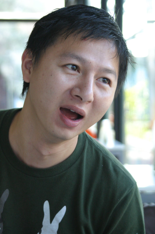 台中20號倉庫藝術特區藝術村2006-2009年橘園經營時期咖啡館藝廊聊天表情系列攝影邀請聊天表情20061209攝影照片103