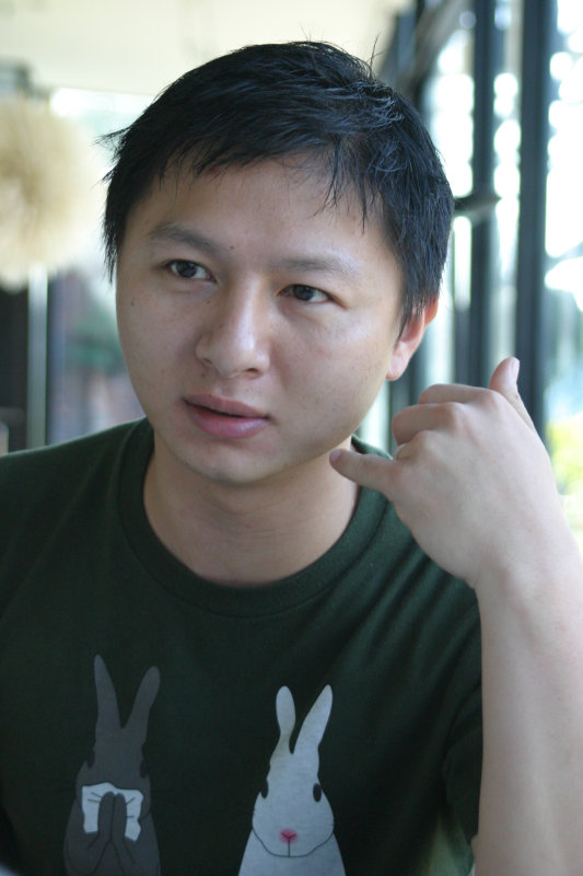 台中20號倉庫藝術特區藝術村2006-2009年橘園經營時期咖啡館藝廊聊天表情系列攝影邀請聊天表情20061209攝影照片105