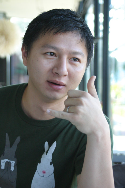 台中20號倉庫藝術特區藝術村2006-2009年橘園經營時期咖啡館藝廊聊天表情系列攝影邀請聊天表情20061209攝影照片108