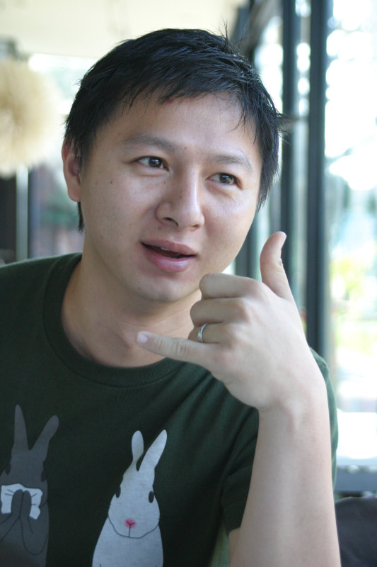 台中20號倉庫藝術特區藝術村2006-2009年橘園經營時期咖啡館藝廊聊天表情系列攝影邀請聊天表情20061209攝影照片109