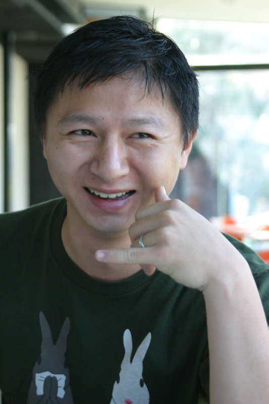 台中20號倉庫藝術特區藝術村2006-2009年橘園經營時期咖啡館藝廊聊天表情系列攝影邀請聊天表情20061209攝影照片111