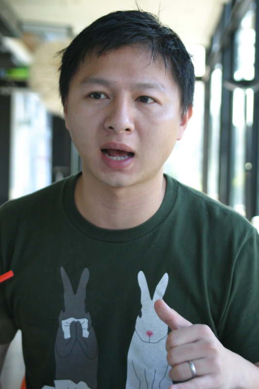 台中20號倉庫藝術特區藝術村2006-2009年橘園經營時期咖啡館藝廊聊天表情系列攝影邀請聊天表情20061209攝影照片116