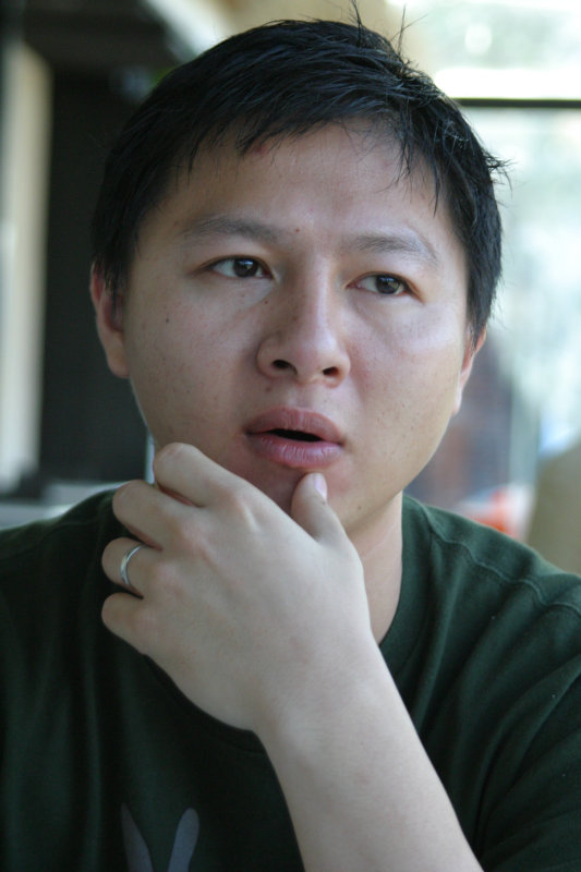 台中20號倉庫藝術特區藝術村2006-2009年橘園經營時期咖啡館藝廊聊天表情系列攝影邀請聊天表情20061209攝影照片171