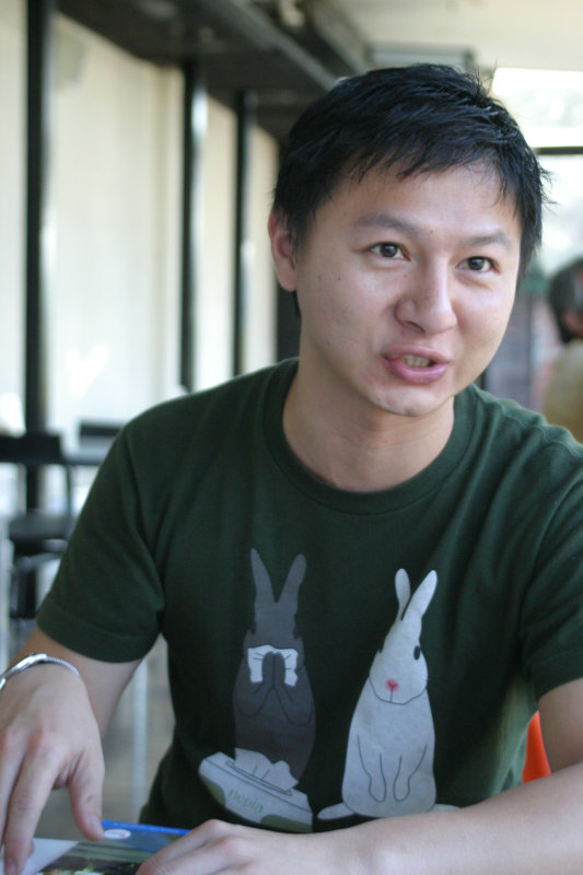 台中20號倉庫藝術特區藝術村2006-2009年橘園經營時期咖啡館藝廊聊天表情系列攝影邀請聊天表情20061209攝影照片173