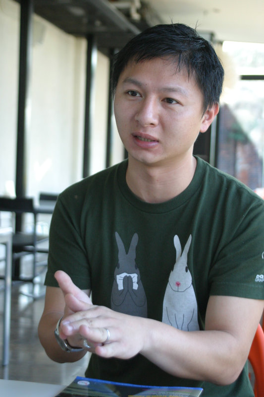 台中20號倉庫藝術特區藝術村2006-2009年橘園經營時期咖啡館藝廊聊天表情系列攝影邀請聊天表情20061209攝影照片178