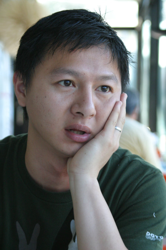 台中20號倉庫藝術特區藝術村2006-2009年橘園經營時期咖啡館藝廊聊天表情系列攝影邀請聊天表情20061209攝影照片190