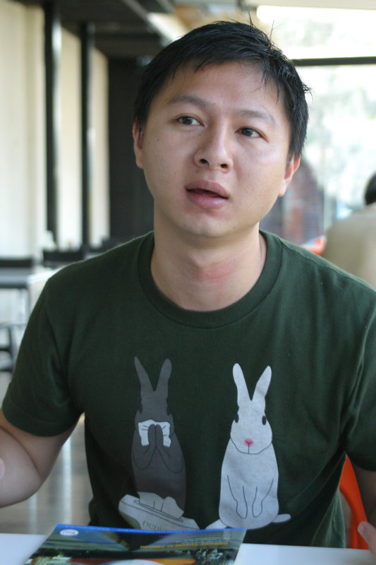 台中20號倉庫藝術特區藝術村2006-2009年橘園經營時期咖啡館藝廊聊天表情系列攝影邀請聊天表情20061209攝影照片192