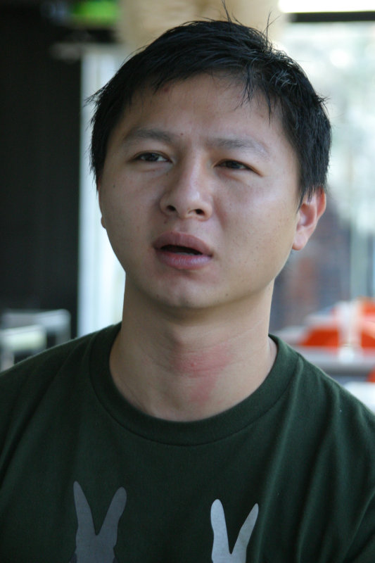 台中20號倉庫藝術特區藝術村2006-2009年橘園經營時期咖啡館藝廊聊天表情系列攝影邀請聊天表情20061209攝影照片203