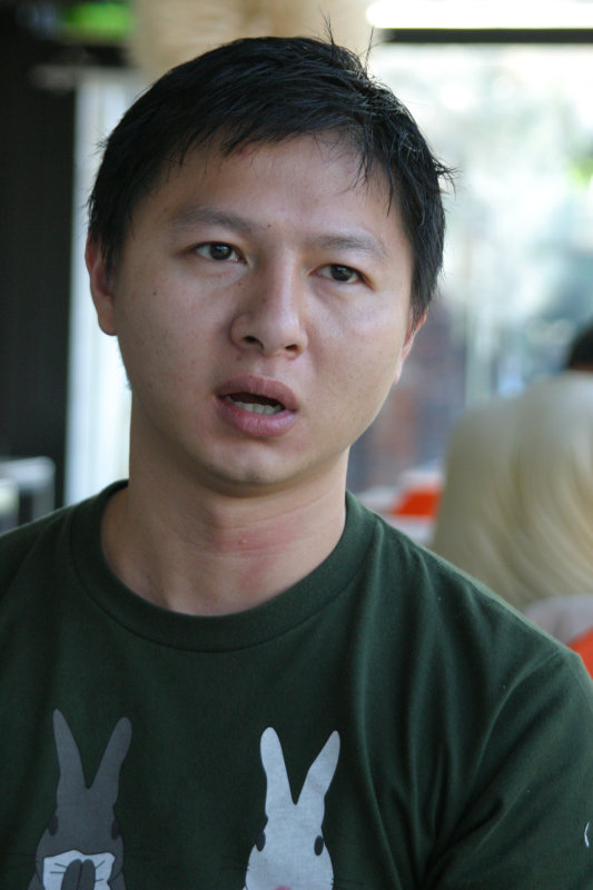 台中20號倉庫藝術特區藝術村2006-2009年橘園經營時期咖啡館藝廊聊天表情系列攝影邀請聊天表情20061209攝影照片214