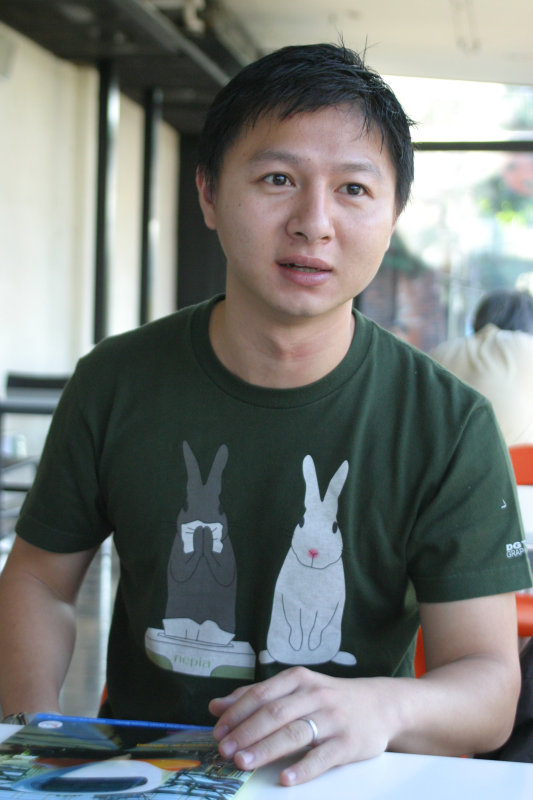 台中20號倉庫藝術特區藝術村2006-2009年橘園經營時期咖啡館藝廊聊天表情系列攝影邀請聊天表情20061209攝影照片228