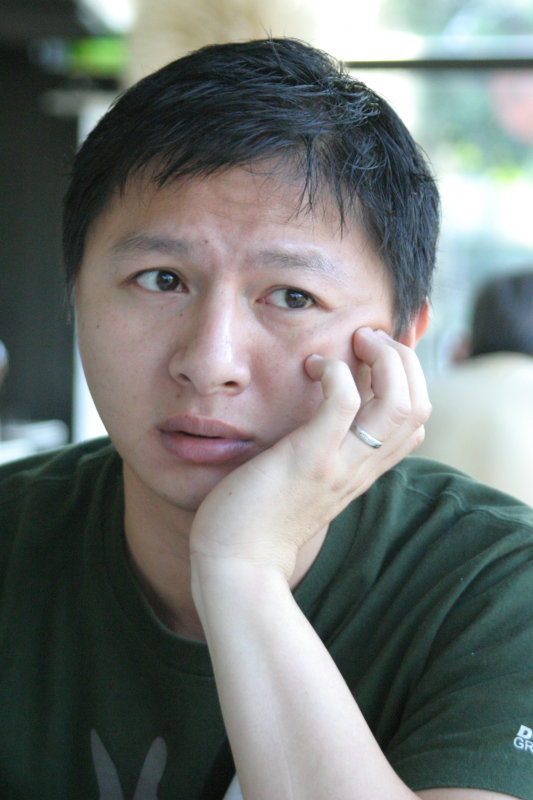 台中20號倉庫藝術特區藝術村2006-2009年橘園經營時期咖啡館藝廊聊天表情系列攝影邀請聊天表情20061209攝影照片235