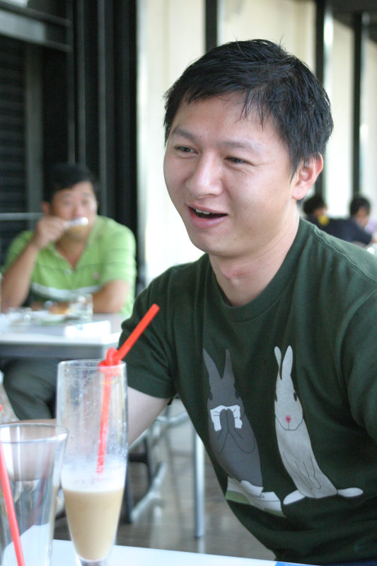 台中20號倉庫藝術特區藝術村2006-2009年橘園經營時期咖啡館藝廊聊天表情系列攝影邀請聊天表情20061209攝影照片248