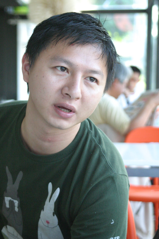 台中20號倉庫藝術特區藝術村2006-2009年橘園經營時期咖啡館藝廊聊天表情系列攝影邀請聊天表情20061209攝影照片258