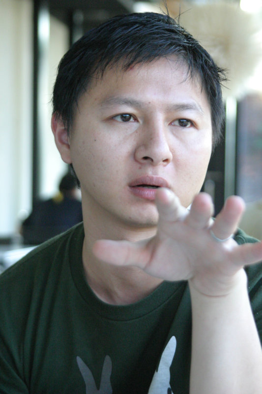 台中20號倉庫藝術特區藝術村2006-2009年橘園經營時期咖啡館藝廊聊天表情系列攝影邀請聊天表情20061209攝影照片264