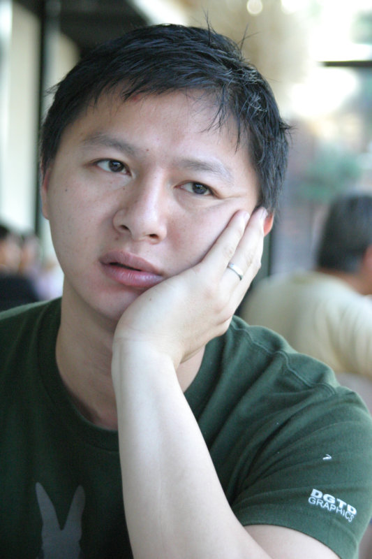 台中20號倉庫藝術特區藝術村2006-2009年橘園經營時期咖啡館藝廊聊天表情系列攝影邀請聊天表情20061209攝影照片265