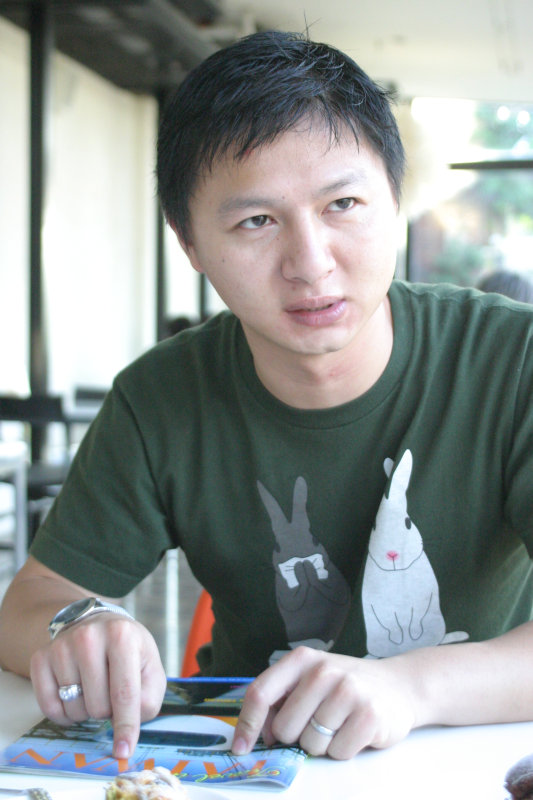 台中20號倉庫藝術特區藝術村2006-2009年橘園經營時期咖啡館藝廊聊天表情系列攝影邀請聊天表情20061209攝影照片269