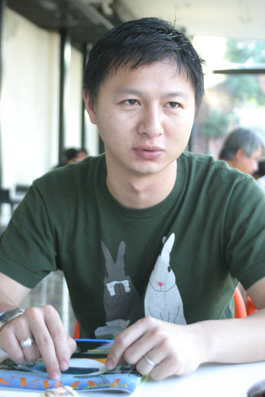 台中20號倉庫藝術特區藝術村2006-2009年橘園經營時期咖啡館藝廊聊天表情系列攝影邀請聊天表情20061209攝影照片270