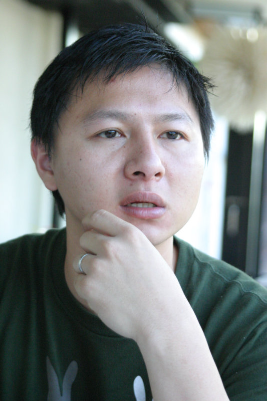 台中20號倉庫藝術特區藝術村2006-2009年橘園經營時期咖啡館藝廊聊天表情系列攝影邀請聊天表情20061209攝影照片280