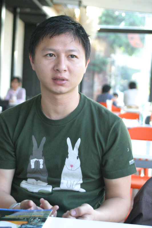 台中20號倉庫藝術特區藝術村2006-2009年橘園經營時期咖啡館藝廊聊天表情系列攝影邀請聊天表情20061209攝影照片284