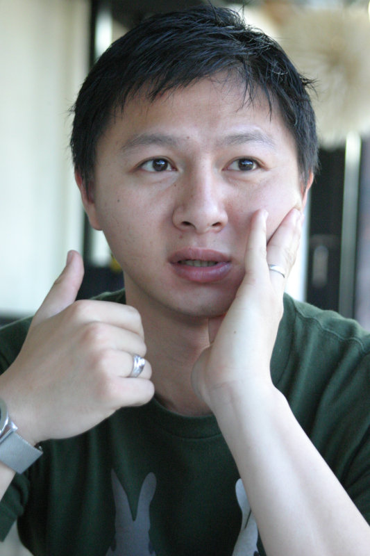 台中20號倉庫藝術特區藝術村2006-2009年橘園經營時期咖啡館藝廊聊天表情系列攝影邀請聊天表情20061209攝影照片291