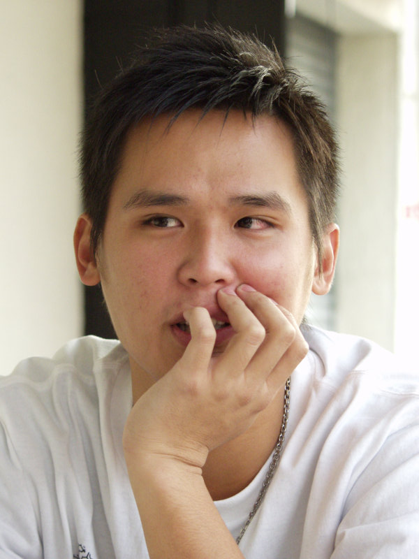 台中20號倉庫藝術特區藝術村2006-2009年橘園經營時期咖啡館藝廊聊天表情系列攝影邀請聊天表情20070107攝影照片28