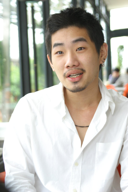 台中20號倉庫藝術特區藝術村2006-2009年橘園經營時期咖啡館藝廊聊天表情系列攝影邀請聊天表情20070311攝影照片12