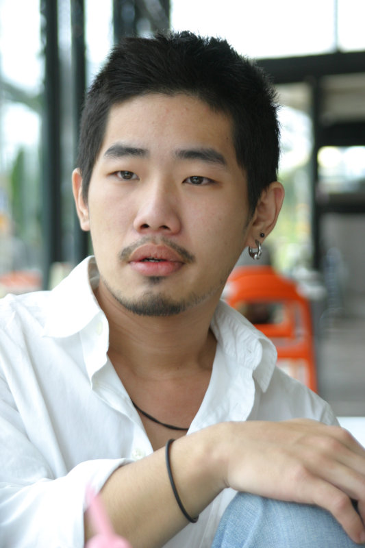 台中20號倉庫藝術特區藝術村2006-2009年橘園經營時期咖啡館藝廊聊天表情系列攝影邀請聊天表情20070311攝影照片18