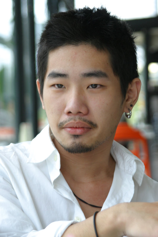 台中20號倉庫藝術特區藝術村2006-2009年橘園經營時期咖啡館藝廊聊天表情系列攝影邀請聊天表情20070311攝影照片20