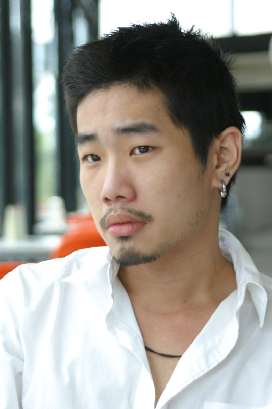 台中20號倉庫藝術特區藝術村2006-2009年橘園經營時期咖啡館藝廊聊天表情系列攝影邀請聊天表情20070311攝影照片21