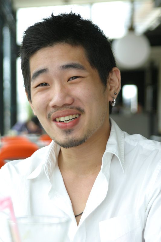 台中20號倉庫藝術特區藝術村2006-2009年橘園經營時期咖啡館藝廊聊天表情系列攝影邀請聊天表情20070311攝影照片63