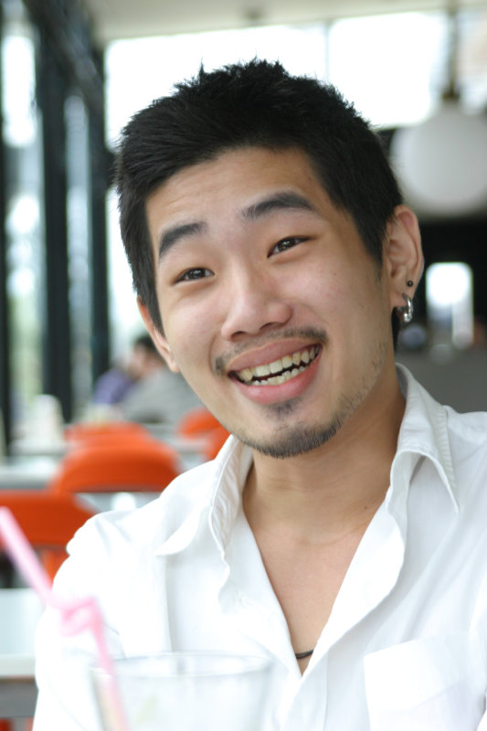 台中20號倉庫藝術特區藝術村2006-2009年橘園經營時期咖啡館藝廊聊天表情系列攝影邀請聊天表情20070311攝影照片67