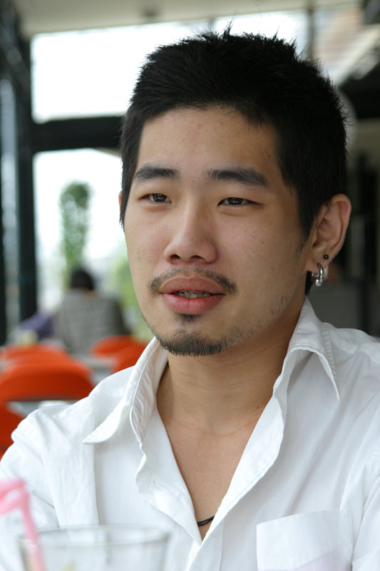 台中20號倉庫藝術特區藝術村2006-2009年橘園經營時期咖啡館藝廊聊天表情系列攝影邀請聊天表情20070311攝影照片70