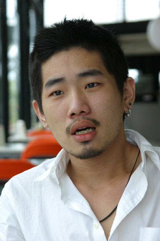 台中20號倉庫藝術特區藝術村2006-2009年橘園經營時期咖啡館藝廊聊天表情系列攝影邀請聊天表情20070311攝影照片76