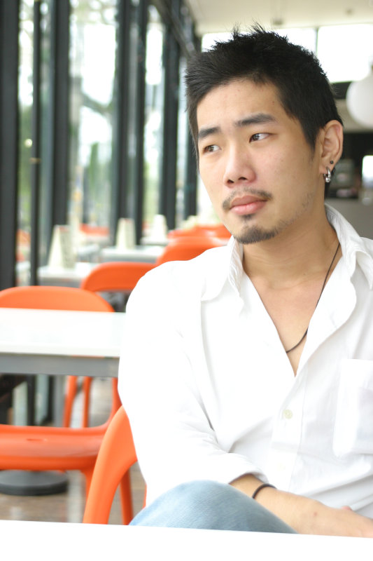 台中20號倉庫藝術特區藝術村2006-2009年橘園經營時期咖啡館藝廊聊天表情系列攝影邀請聊天表情20070311攝影照片90