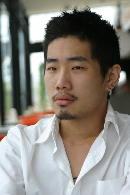 台中20號倉庫藝術特區藝術村2006-2009年橘園經營時期咖啡館藝廊聊天表情系列攝影邀請聊天表情20070311攝影照片92