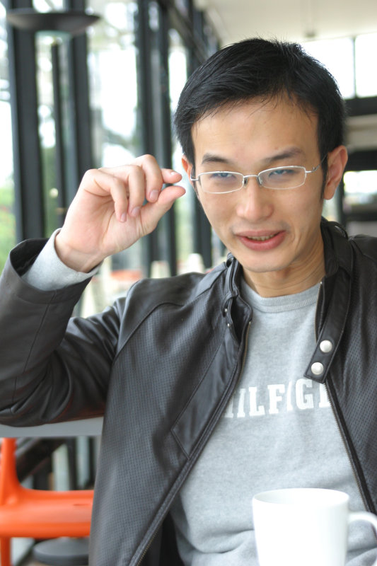 台中20號倉庫藝術特區藝術村2006-2009年橘園經營時期咖啡館藝廊聊天表情系列攝影邀請聊天表情20070311攝影照片133