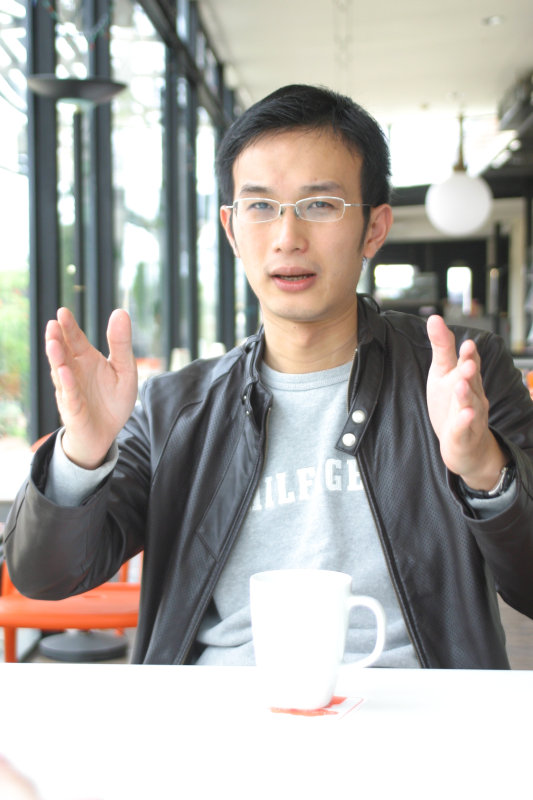 台中20號倉庫藝術特區藝術村2006-2009年橘園經營時期咖啡館藝廊聊天表情系列攝影邀請聊天表情20070311攝影照片149