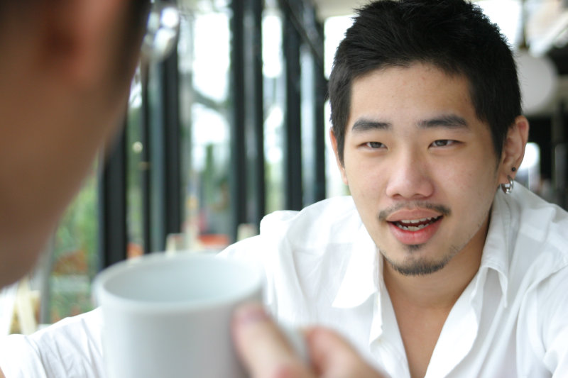 台中20號倉庫藝術特區藝術村2006-2009年橘園經營時期咖啡館藝廊聊天表情系列攝影邀請聊天表情20070311攝影照片159