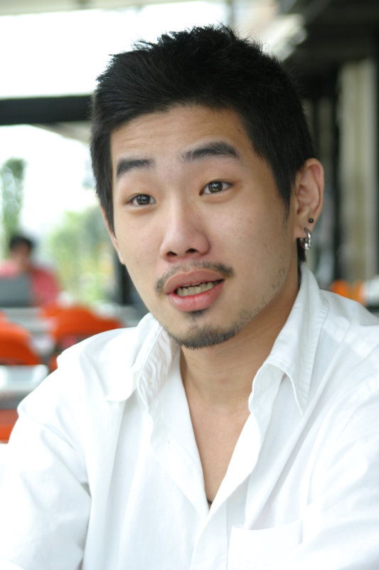 台中20號倉庫藝術特區藝術村2006-2009年橘園經營時期咖啡館藝廊聊天表情系列攝影邀請聊天表情20070311攝影照片178