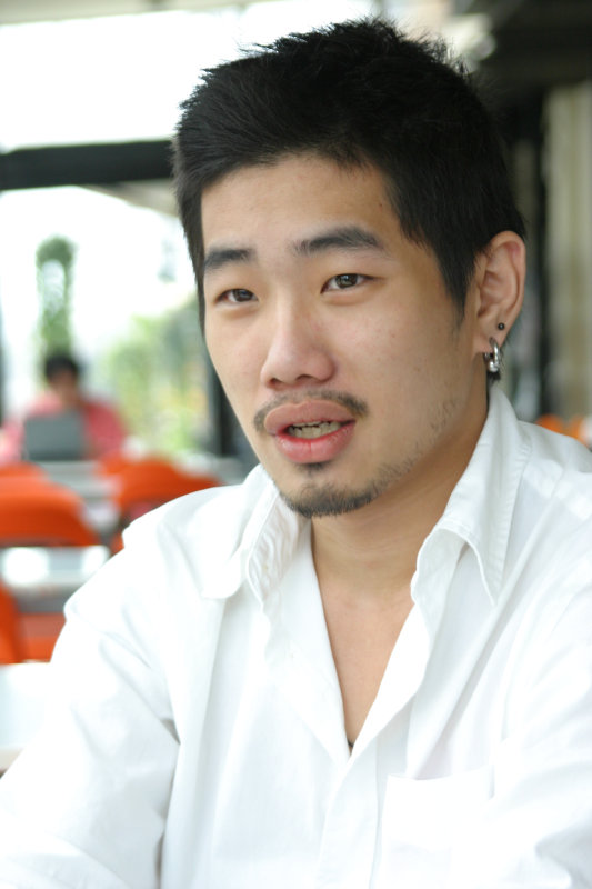 台中20號倉庫藝術特區藝術村2006-2009年橘園經營時期咖啡館藝廊聊天表情系列攝影邀請聊天表情20070311攝影照片179