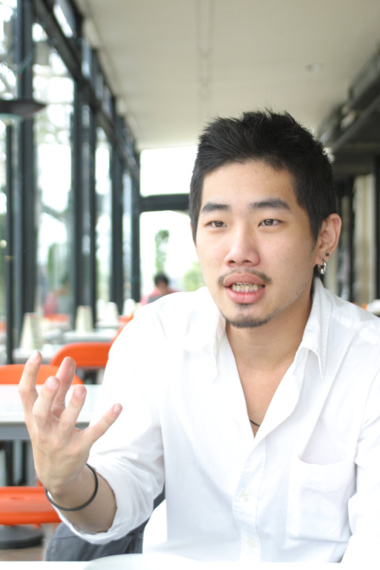 台中20號倉庫藝術特區藝術村2006-2009年橘園經營時期咖啡館藝廊聊天表情系列攝影邀請聊天表情20070311攝影照片189