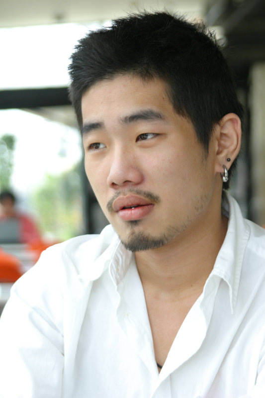 台中20號倉庫藝術特區藝術村2006-2009年橘園經營時期咖啡館藝廊聊天表情系列攝影邀請聊天表情20070311攝影照片202