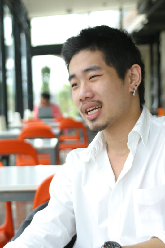 台中20號倉庫藝術特區藝術村2006-2009年橘園經營時期咖啡館藝廊聊天表情系列攝影邀請聊天表情20070311攝影照片213